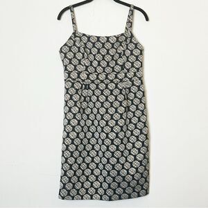 Target Limited Edition Empire Waist Gold Circle Woven Jacquard Mini Dress, Sz 4